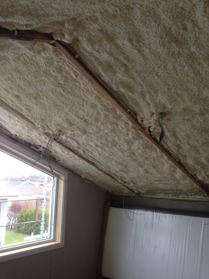 foam insulation in attic