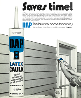 dap latex caulk 1970