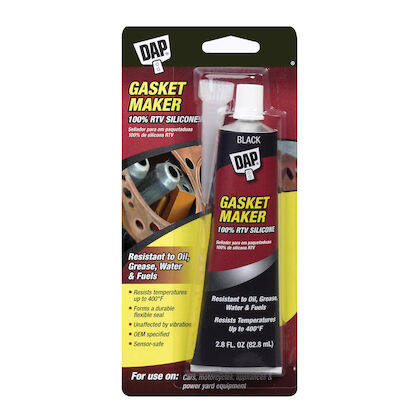 Black RTV silicone for gaskets automotive repair