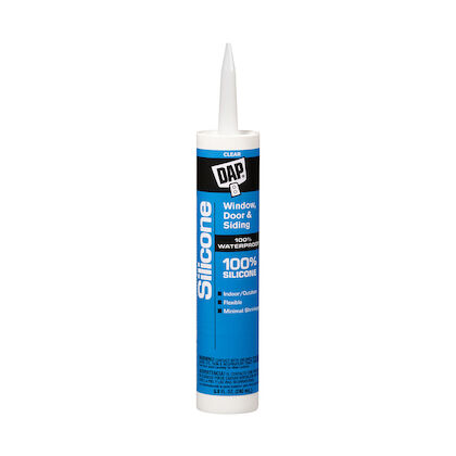 DAP 2.8 Oz. All-Purpose 100% Silicone Adhesive Sealant, Clear