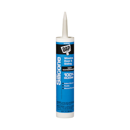 10 oz. Waterproof Caulk & Seal 100% Silicone Sealant Clear ( 12 Pack)