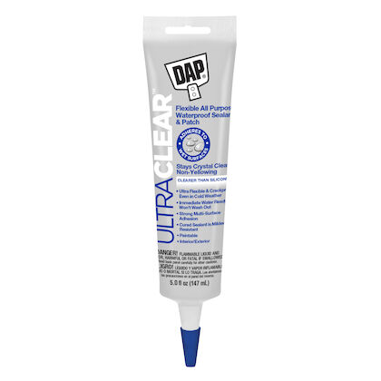 DAP 10.1 oz. Ultra Clear All Purpose Waterproof Sealant 18388