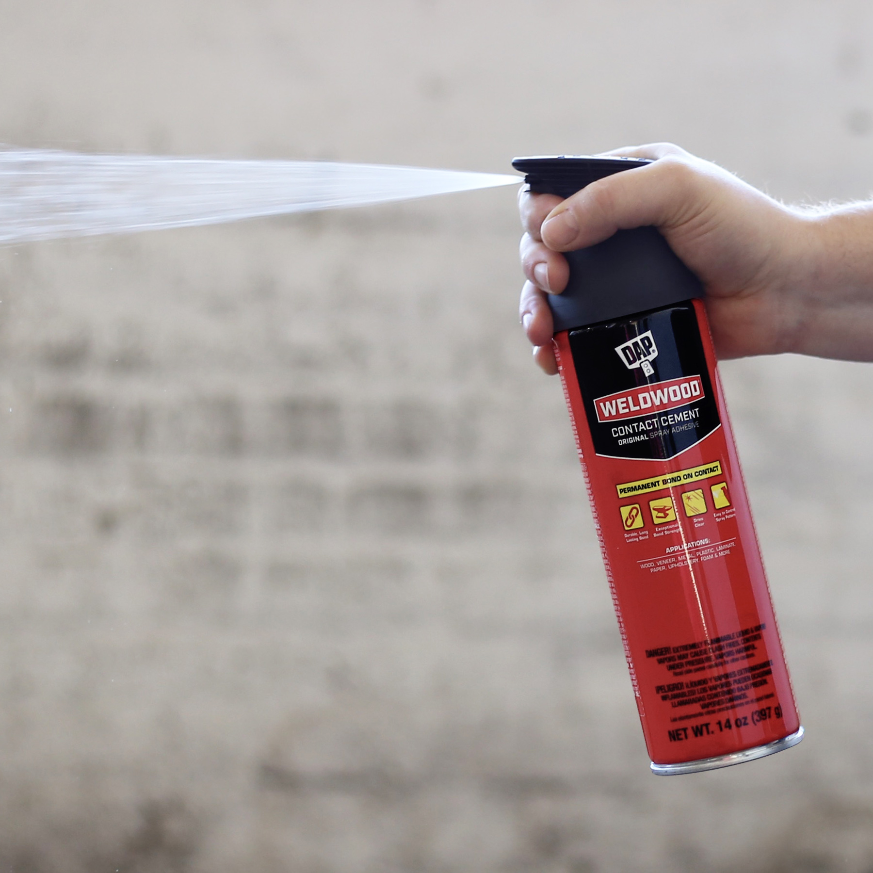 DapHome ENUS Products & Projects Product Categories Adhesives Contact Cement WELDWOOD CONTACT CEM