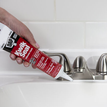 Coat with the paintable silicone caulk