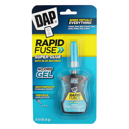 Super Glue Single Use Minis 4 Pack - Bonds Instantly with Precision  Applicators