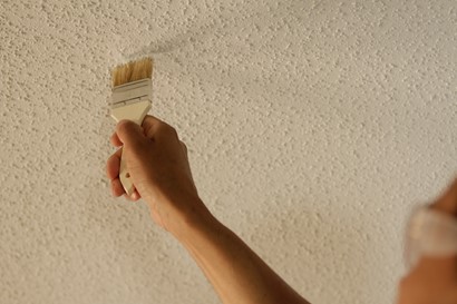 How To: Texture a Ceiling  Ceiling texture, Ceiling texture types, Brick  texture