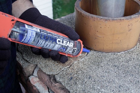 seal gaps or cracks