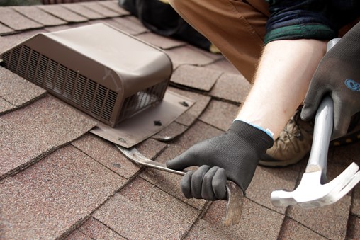 remove old vent