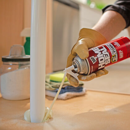 GREAT STUFF Fireblock 12 oz Straw Indoor/Outdoor Spray Foam Insulation at