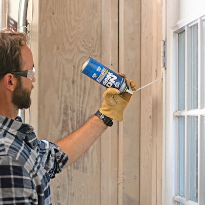 4 Cans 16 Oz. Window and Door Insulating Spray Foam Sealant with