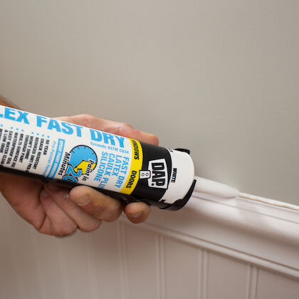 Colored-Caulk /Dap Silicone Blended White/Clear Caulk - Window Sealant