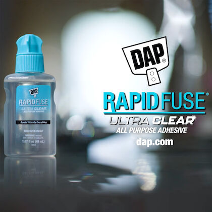DAP RapidFuse 0.16 Oz. Clear Multi-Purpose Adhesive with Plastic Primer -  Anderson Lumber