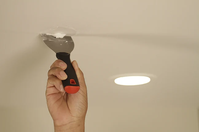 patching hole in ceiling