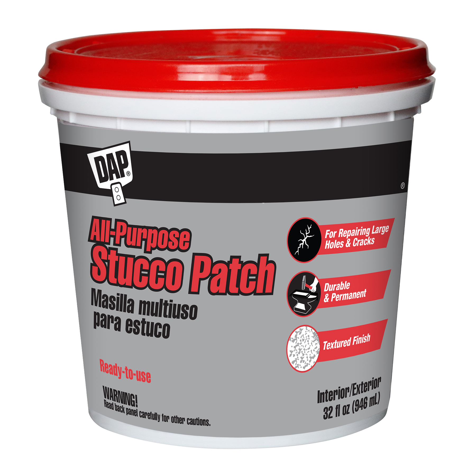 Zinsser Ready Patch 32-oz Color-changing Waterproof Interior/Exterior White  Spackling in the Patching & Spackling Compound department at